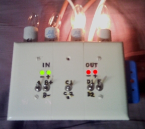 LED string tester controls