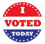 I voted sticker