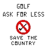 no golf