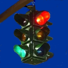 real traffic light
